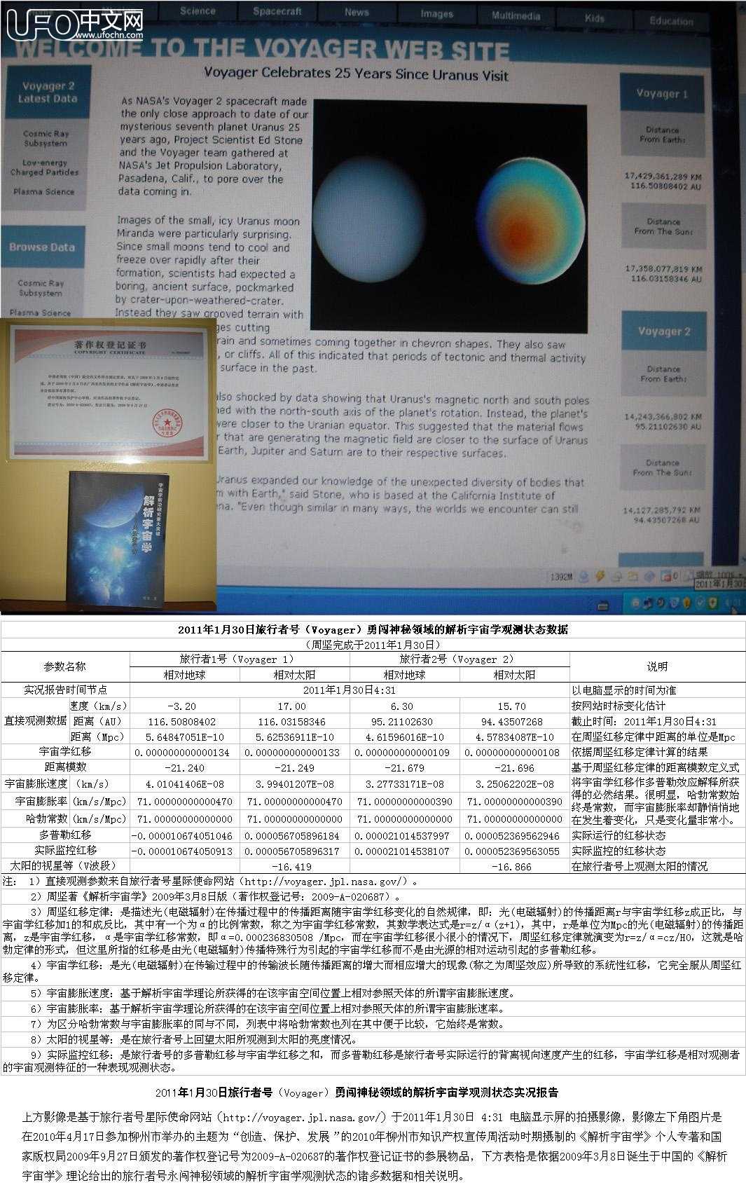 中国科学家实况报告旅行者号观测状态823 / 作者:周坚 / 帖子ID:2408