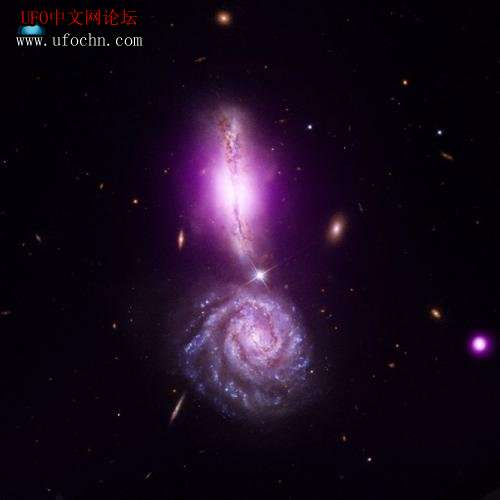 两个明亮星系的宇宙碰撞形成太空中一个巨大的感叹号22 / 作者:伤我心太深 / 帖子ID:6162