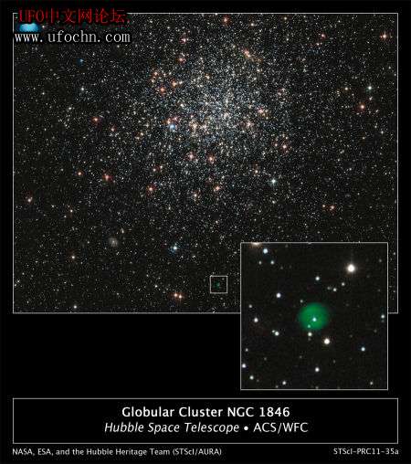 哈勃望远镜拍摄16万光年外壮观球状星团1 / 作者:伤我心太深 / 帖子ID:9022