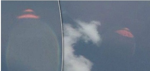 近日美国两地同时出现红色UFO658 / 作者:UFO中文网 / 帖子ID:16812