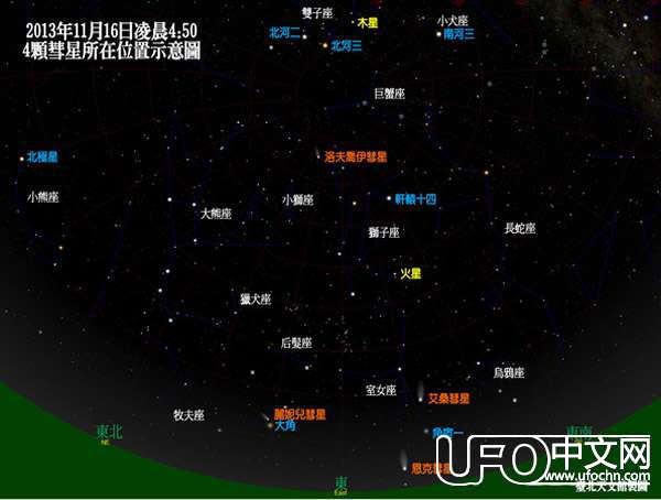 4颗彗星齐聚凌晨东方夜空5 / 作者:UFO中文网 / 帖子ID:17915