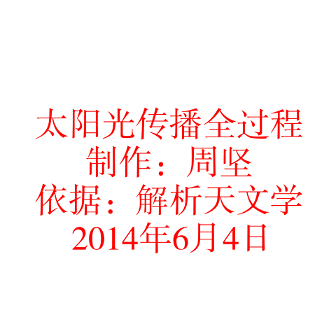 周坚：解析天文学之太阳光传播全过程659 / 作者:UFO中文网 / 帖子ID:18109