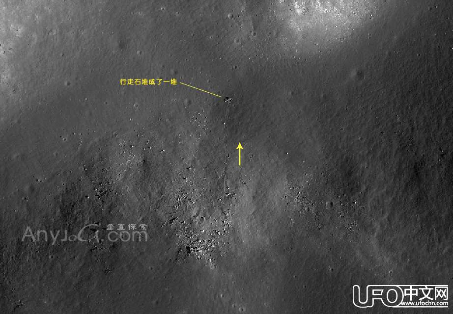 NASA公布一组照片：月球上会移动的石头276 / 作者:伤我心太深 / 帖子ID:18327