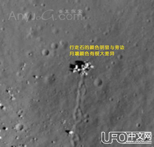 NASA公布一组照片：月球上会移动的石头792 / 作者:伤我心太深 / 帖子ID:18327
