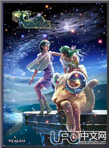 日本著名天文插画师作品：十二星座890 / 作者:伤我心太深 / 帖子ID:18606