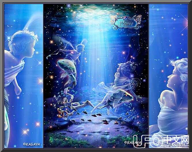 日本著名天文插画师作品：十二星座530 / 作者:伤我心太深 / 帖子ID:18606
