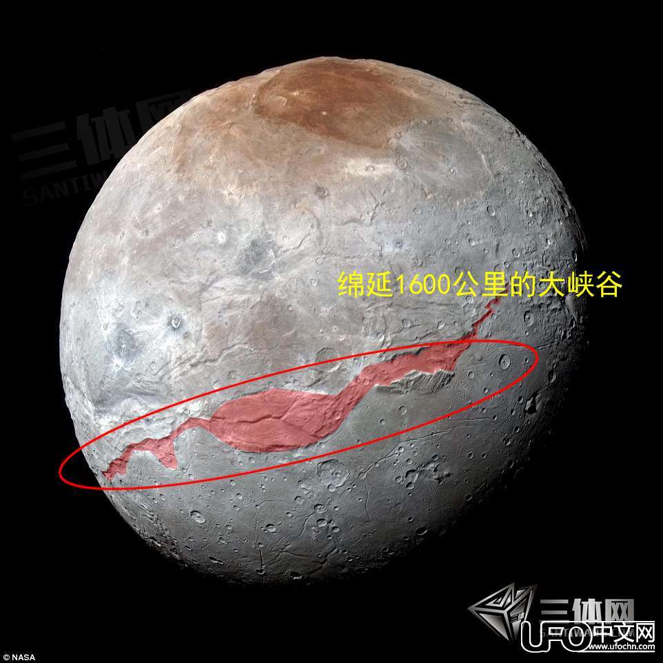 天文学家在冥王星冥卫一发现巨大峡谷139 / 作者:伤我心太深 / 帖子ID:20424
