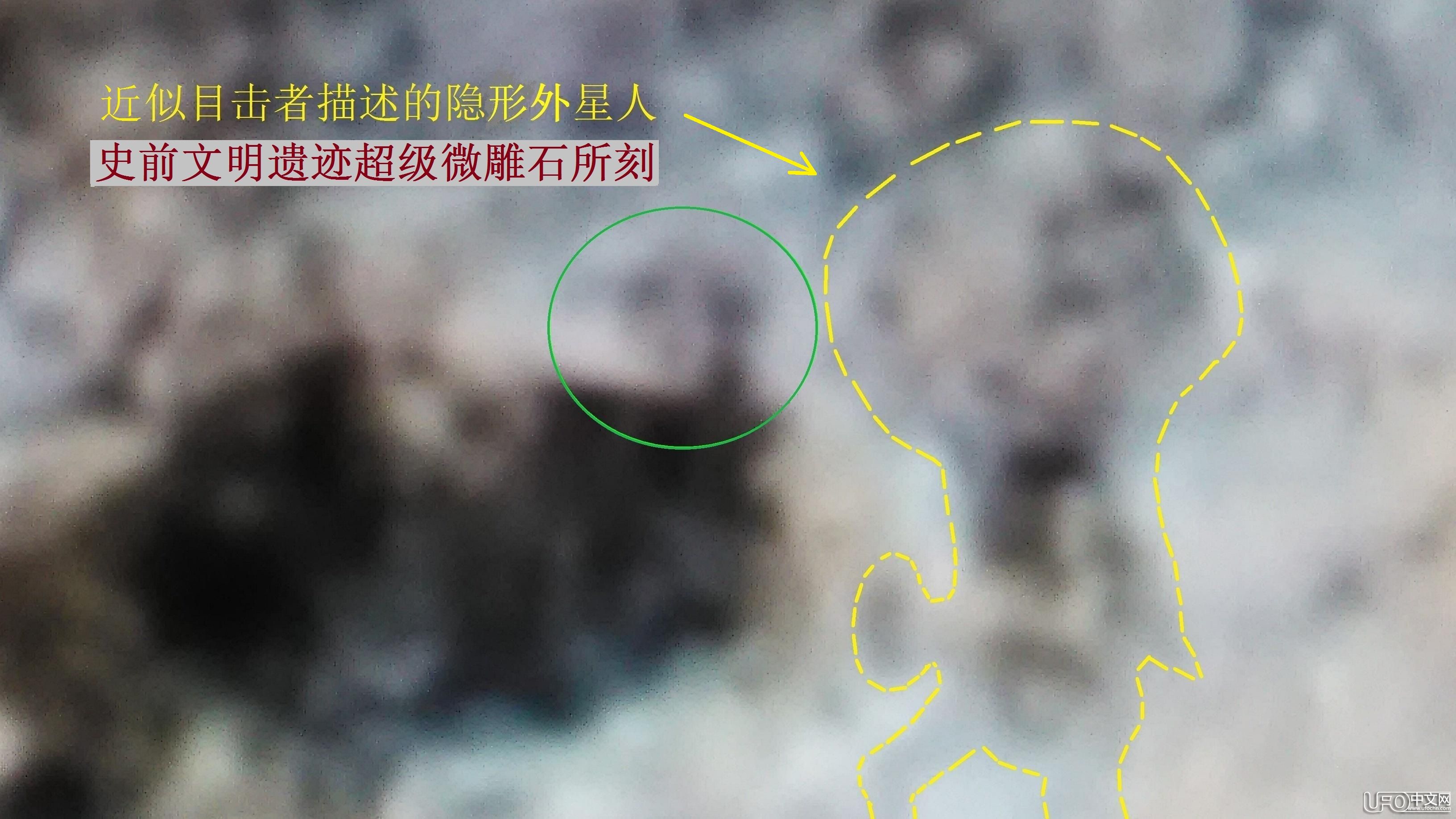 考古惊人发现：史前超级微雕石微刻“外星人”的头像790 / 作者:史前文明微雕石 / 帖子ID:19392