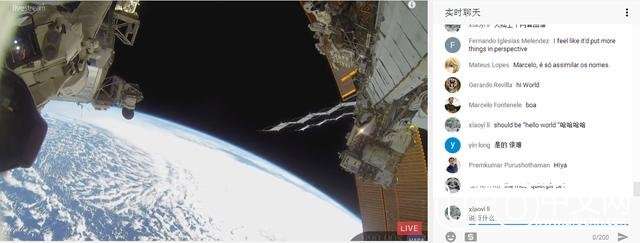 看NASA太空直播，偶遇大陆同胞，印度人太矫情，最后地球真美519 / 作者:宇宙天使 / 帖子ID:23522