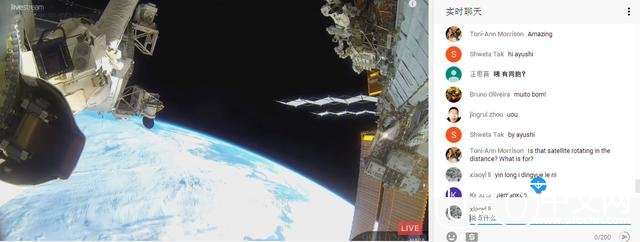 看NASA太空直播，偶遇大陆同胞，印度人太矫情，最后地球真美844 / 作者:宇宙天使 / 帖子ID:23522