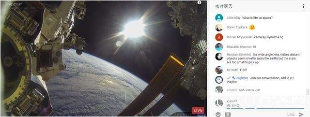 看NASA太空直播，偶遇大陆同胞，印度人太矫情，最后地球真美332 / 作者:宇宙天使 / 帖子ID:23522