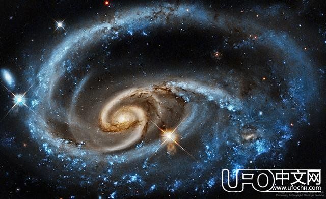 哈勃望远镜拍摄的大规模相互作用星系UGC 1810887 / 作者:爱心怪我 / 帖子ID:24311