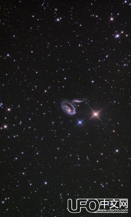 哈勃望远镜拍摄的大规模相互作用星系UGC 1810373 / 作者:爱心怪我 / 帖子ID:24311