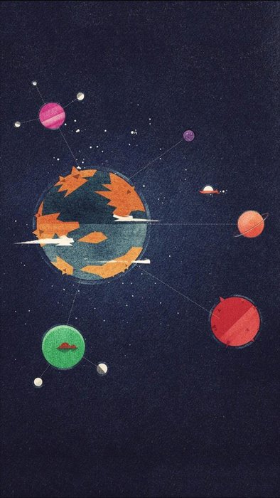 壁纸｜我们的征途是星辰大海——第二期——太阳系518 / 作者:○o涅槃旋舞o / 帖子ID:24745