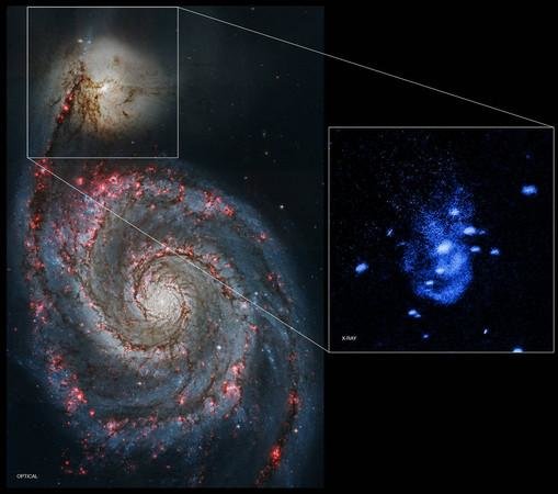 星系黑洞消化不良NGC5195喷出大量物质693 / 作者:admin / 帖子ID:25851