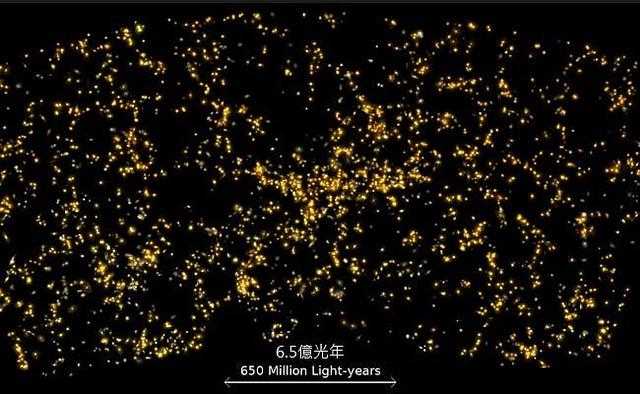 天文学家发现宇宙最大结构之一，等于2万个银河系！874 / 作者:admin / 帖子ID:26226