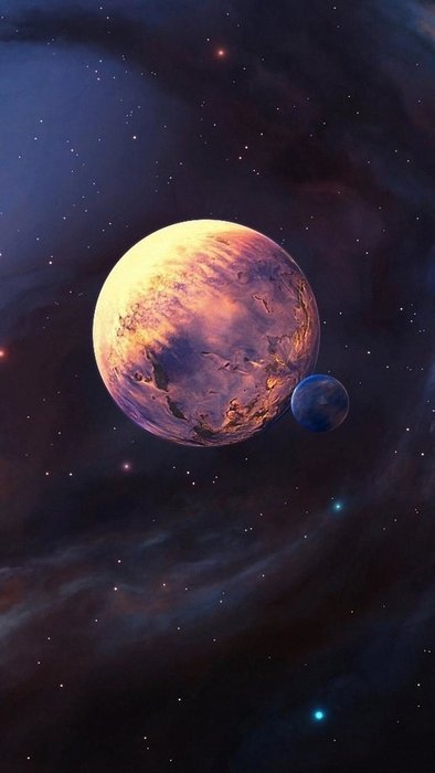 「每日壁纸精选」缥缈星空｜创意银河系875 / 作者:admin / 帖子ID:26299