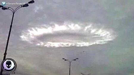 天空惊现神秘环状云 UFO的时空隧道？379 / 作者:admin / 帖子ID:26574
