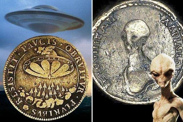 古硬币上出现宇宙飞船画像，引考古学家探秘，金字塔或外星文明所造941 / 作者:eseja / 帖子ID:27426