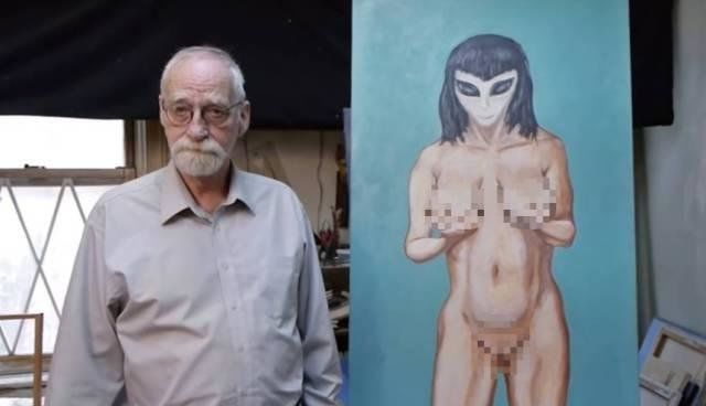 美国画家自述：女外星文明身材好，连续和它们生下60个混血孩子728 / 作者:漫随 / 帖子ID:28560