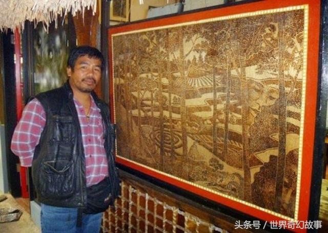 神秘的苏美尔文明之秘，外星文明遗址；用放大镜烧出的精美烙画727 / 作者:lovelingever / 帖子ID:29162