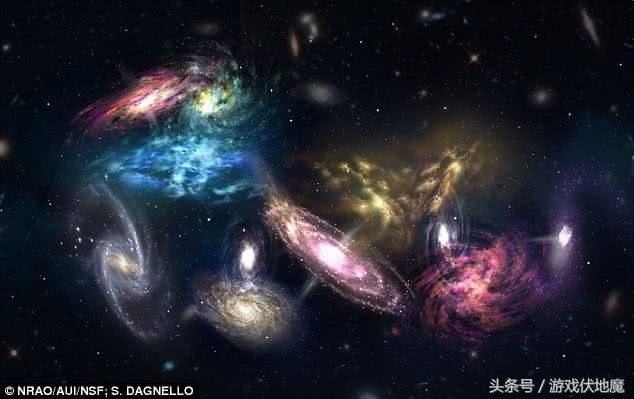 科学家发现宇宙中最奇特的景象，十四个星系正发生碰撞合并70 / 作者:vfrlu / 帖子ID:30178
