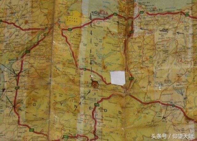 罕见！“秘密”地图显示了在威尔士山区坠毁的不明飞行物的飞行路线644 / 作者:scg2o7o480 / 帖子ID:30269