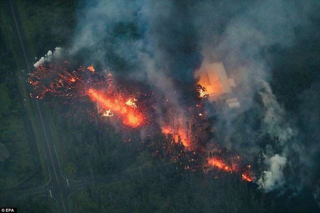 夏威夷基拉韦厄火山喷发图片，恐引发地震海啸817 / 作者:伤我心太深 / 帖子ID:30290
