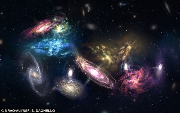 发现124亿光年巨型星系团，相当于千亿个太阳！602 / 作者:UFO外星人爱好者 / 帖子ID:31693