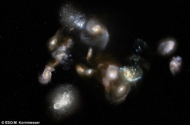 发现124亿光年巨型星系团，相当于千亿个太阳！303 / 作者:UFO外星人爱好者 / 帖子ID:31693