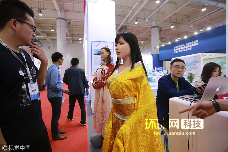 2018大连工博会上机器人美女栩栩如生252 / 作者:UFO外星人爱好者 / 帖子ID:31804