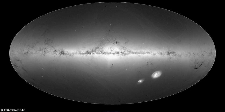 盖亚探测器收集的最详细版星图---17亿恒星292 / 作者:UFO外星人爱好者 / 帖子ID:32153