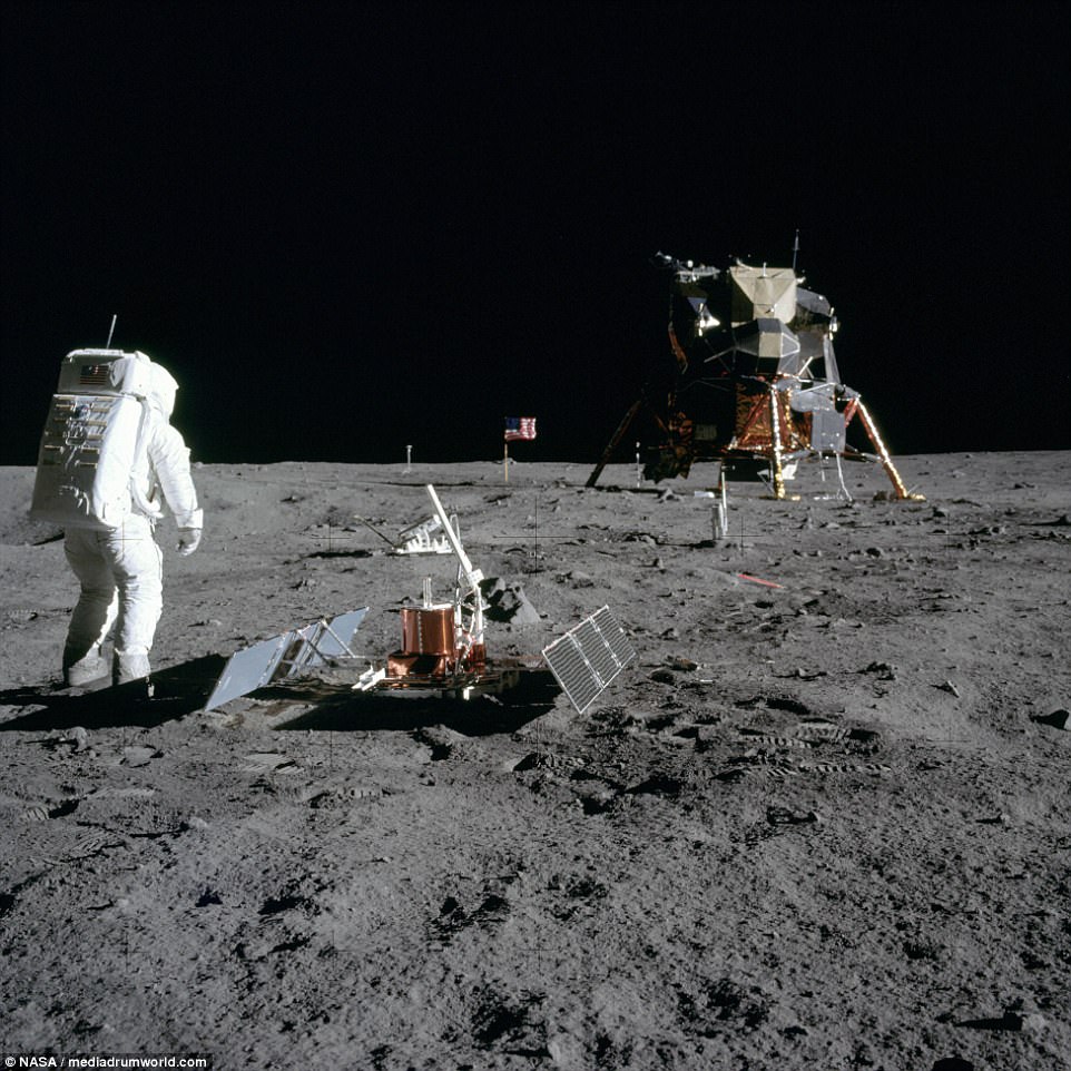人类的一小步，罕见彩色照片揭示：1969年人类首次登月378 / 作者:YiHYcCgb / 帖子ID:33352