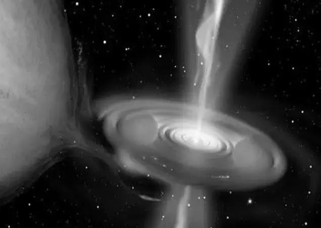 黑洞在吞噬恒星前会先抽取出星体物质，然后在慢慢吸收进去205 / 作者:57830716 / 帖子ID:33465