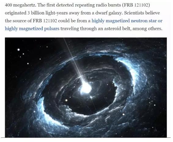 神秘宇宙信号传到地球，是外星人吗？956 / 作者:静静的读你 / 帖子ID:43786