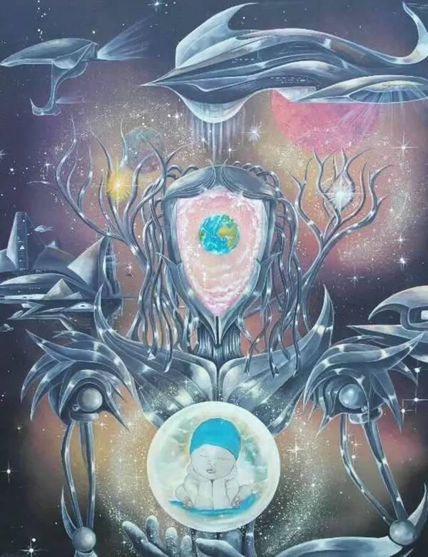 此人自称10年被外星人绑架了6次，他用画笔记录下外星人的秘密46 / 作者:ananokok / 帖子ID:45539