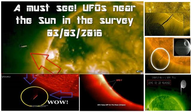 UFO爱好者称太阳附近的UFO是来充电和控制太阳活动的，你信吗？704 / 作者:可梦吧 / 帖子ID:46744