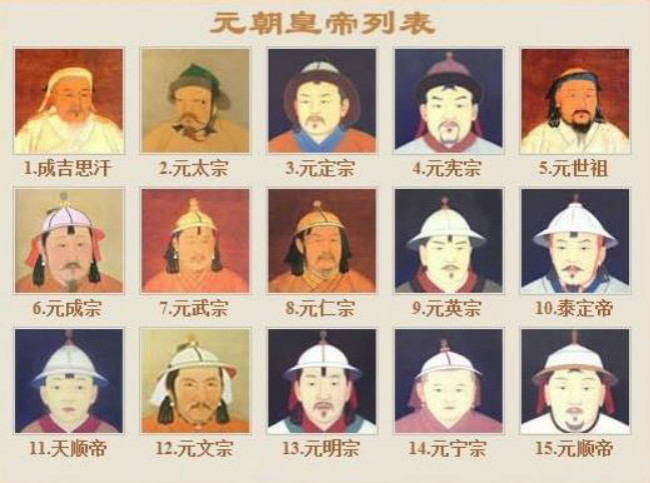 元朝皇帝列表 元朝历代皇帝及元朝版图196 / 作者:admin / 帖子ID:47152