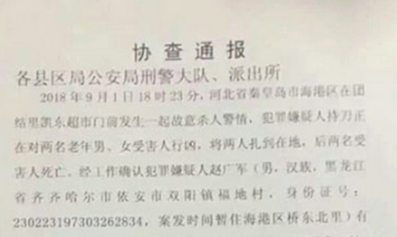 秦皇岛9月1日杀人案真相,凶手为什么要杀人669 / 作者:UFO外星人爱好者 / 帖子ID:47852