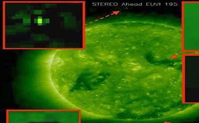 太阳是外星人制造的？地球大小的ufo在太阳上穿梭自如847 / 作者:网上的人生 / 帖子ID:49169