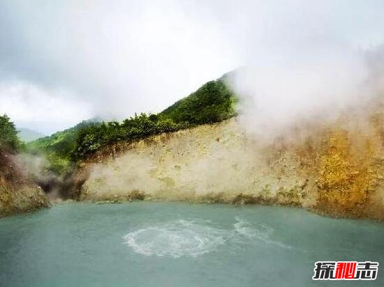 多米尼加沸水湖之谜，湖水沸腾温度超过100℃112 / 作者:志向探秘 / 帖子ID:49713