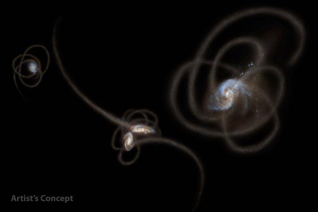 银河系正在吞噬另一个星系？有可能帮助我们发现暗物质544 / 作者:ejinjing / 帖子ID:49941