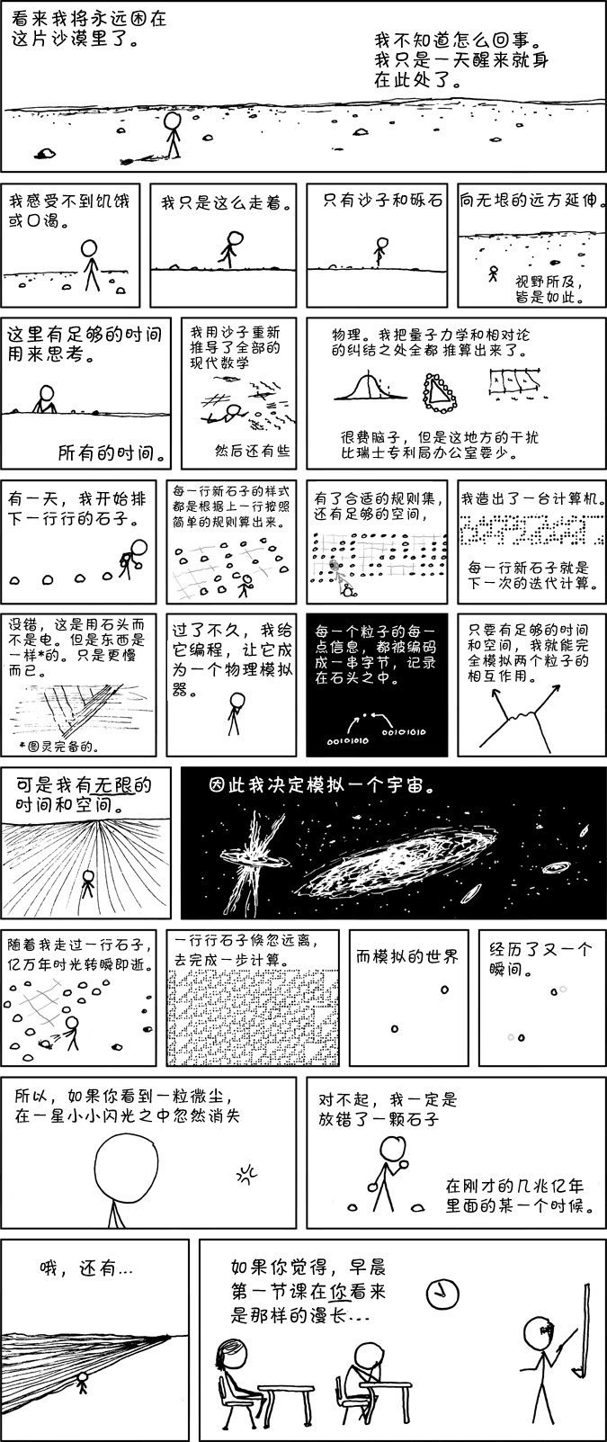 如果这个世界只剩下一个人，而这个人的生命又是无限的话，会发生什么？349 / 作者:pybbs / 帖子ID:54562