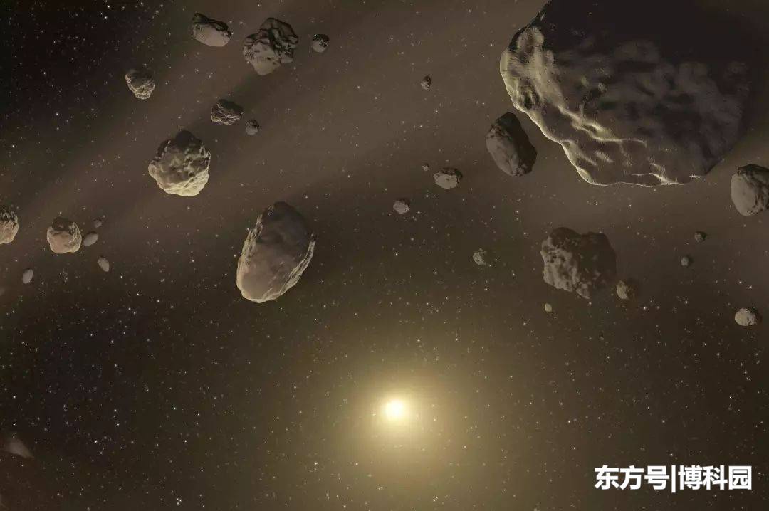 数十亿年前，小行星碰撞的碎片被抛出，由此才形成了小行星家族！111 / 作者:淡淡清水1314 / 帖子ID:55782