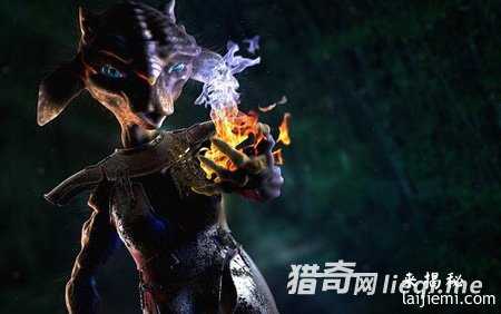 神秘六指外星人：3米高蓝眼睛大牙齿922 / 作者:UFO外星人爱好者 / 帖子ID:57564