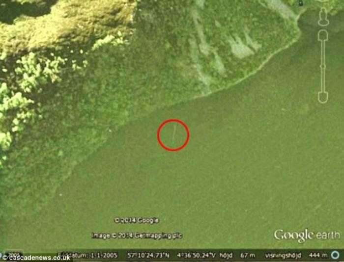 瑞典男子声称通过谷歌地图发现“尼斯湖水怪”733 / 作者:UFO来啦 / 帖子ID:64952