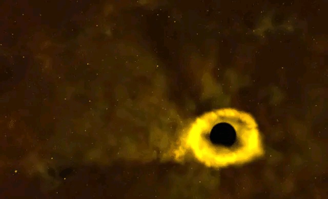 NASA卫星捕捉到黑洞正在撕碎恒星，更远处有3个黑洞在打架323 / 作者:vooper / 帖子ID:56727
