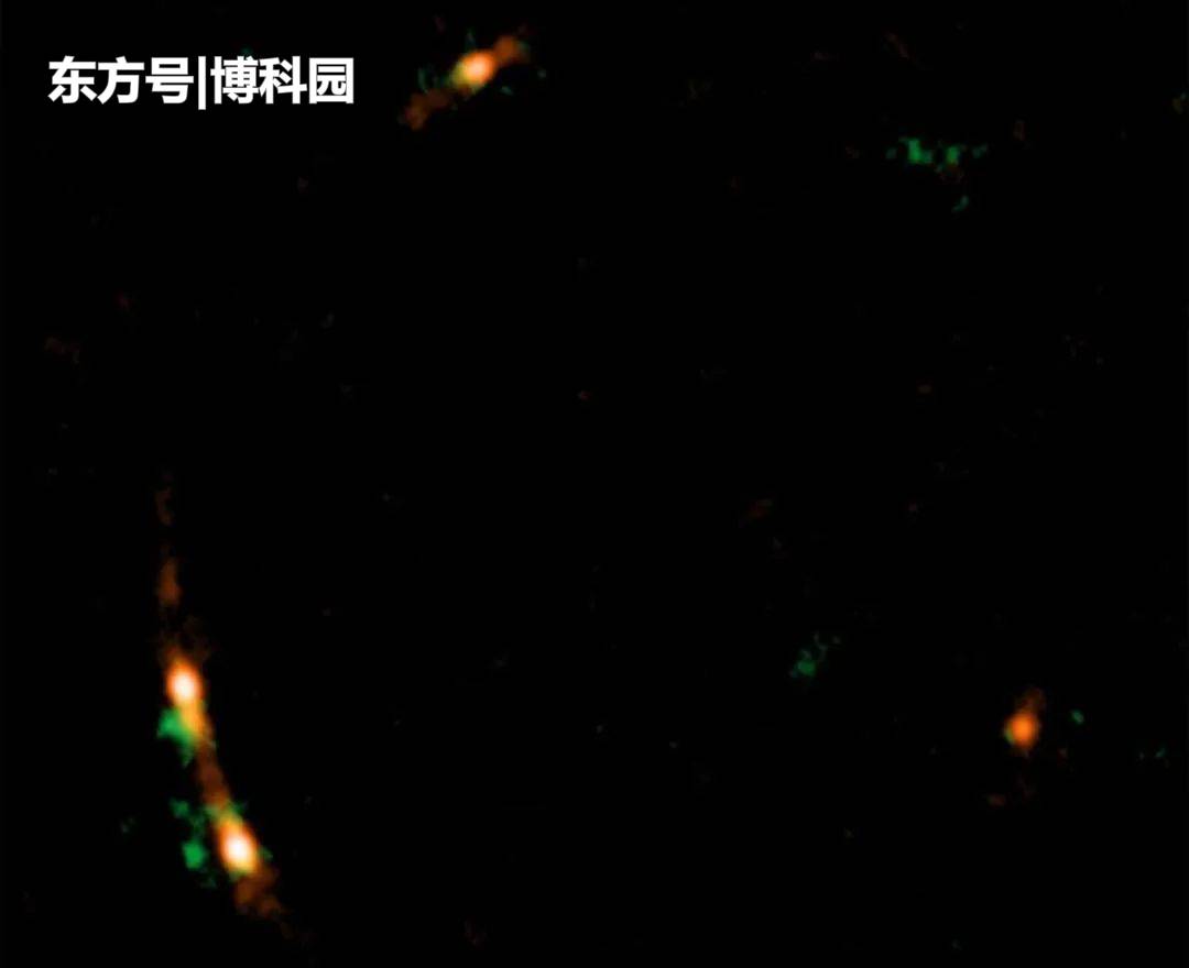 在110亿光年外，首次拍摄到“扰动气态云”第一张高分辨率图像3 / 作者:晓望爷 / 帖子ID:58221