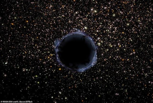 哈勃太空望远镜发现中型黑洞，质量为太阳5万倍，正撕裂一颗恒星44 / 作者:dreamxyp@56.com / 帖子ID:58749
