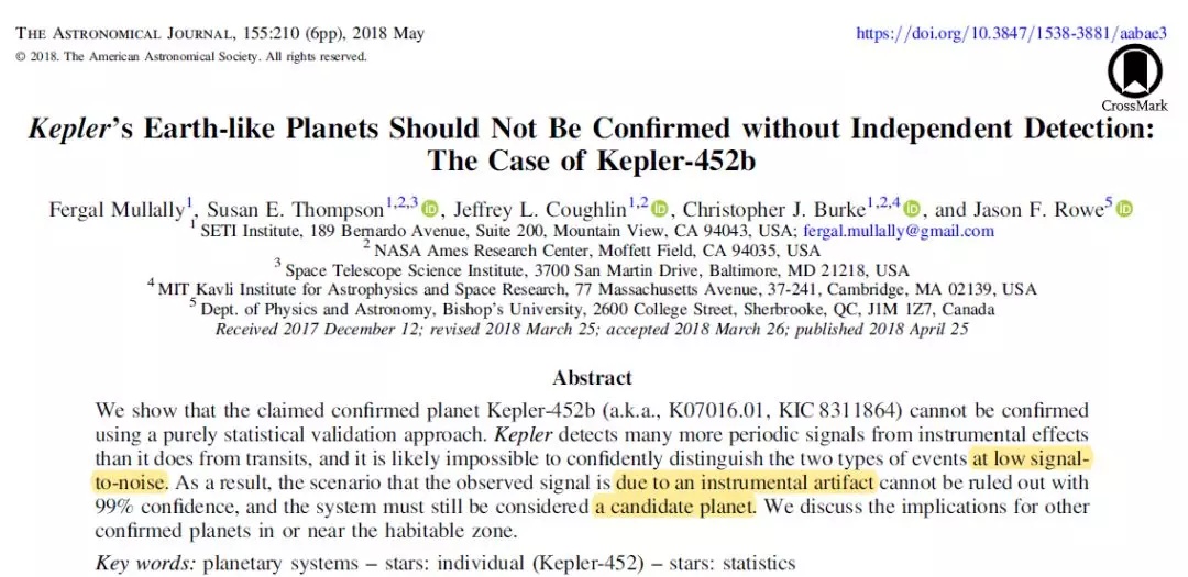 如何看待 NASA 在早期开普勒数据中发现新的地球大小的宜居带中的星球？685 / 作者:爱宇婷疤 / 帖子ID:60286